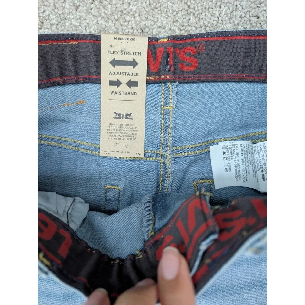 NWT Lot of 3 Levi's 514 Straight Performance Jeans Boys 16 Reg